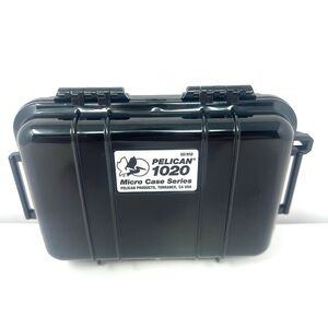 Pelican 1020 Watertight Hard Micro Case with Rubber Liner - Black Made In Usa